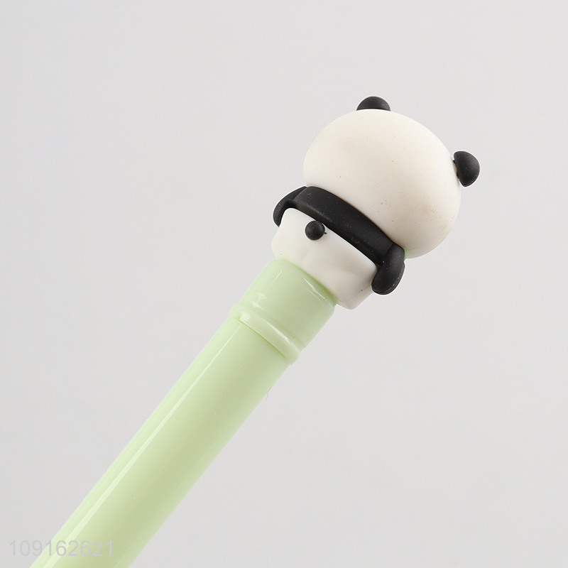 Factory price lovely panda school students gel pen