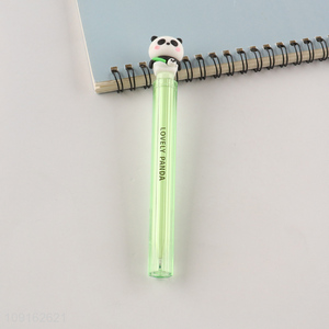 Factory price lovely panda school students gel pen
