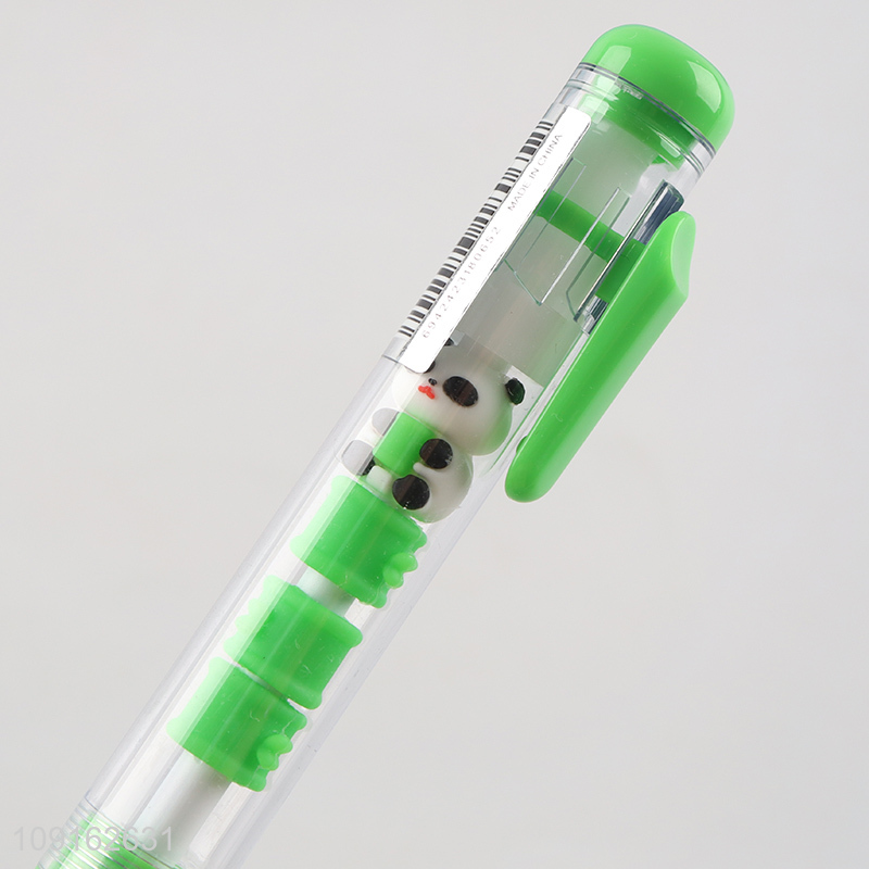Top sale school students deligent panda string pen gel pen wholesale