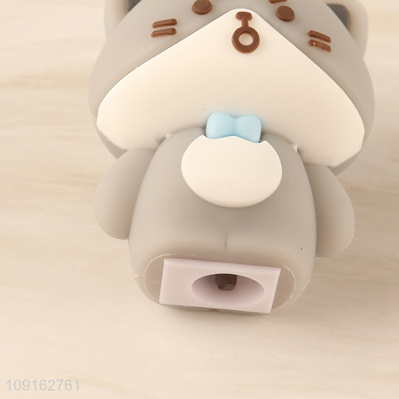 Factory price cartoon cute cat diary pencil sharpener