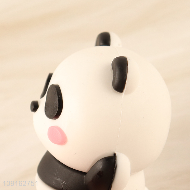 Low price cartoon deligent panda 3D eraser for school stationery