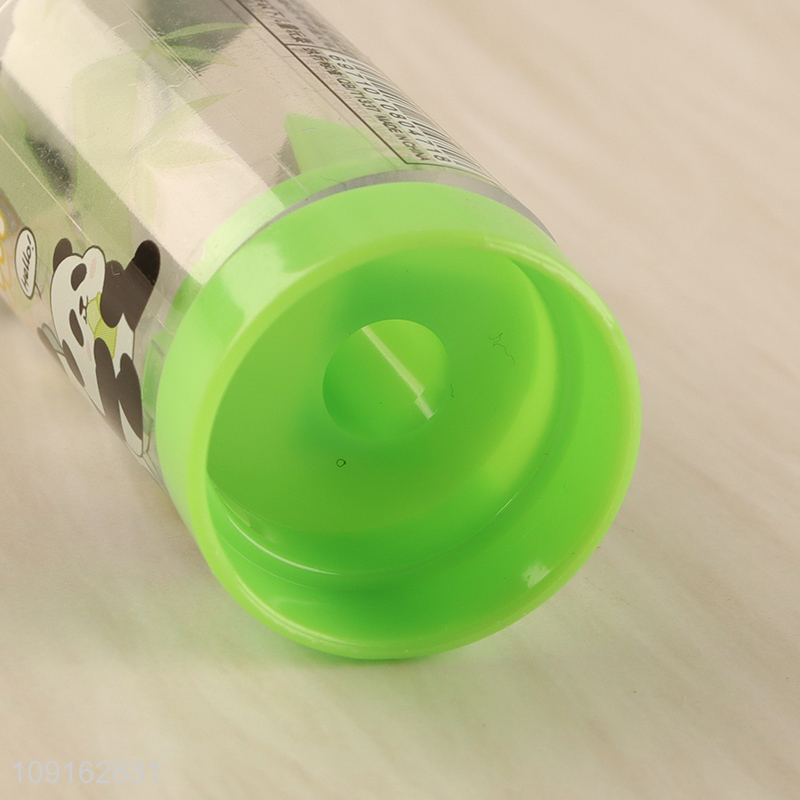 Factory price cartoon panda trash can pencil sharpener for sale