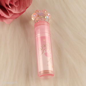 Good selling crystal cat paw lipstick eraser school students stationery