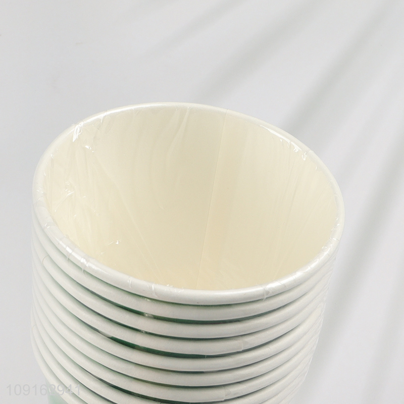 Factory Price 10 Pieces 9 oz Disposable Paper Cups Christmas Party Coffee Cups