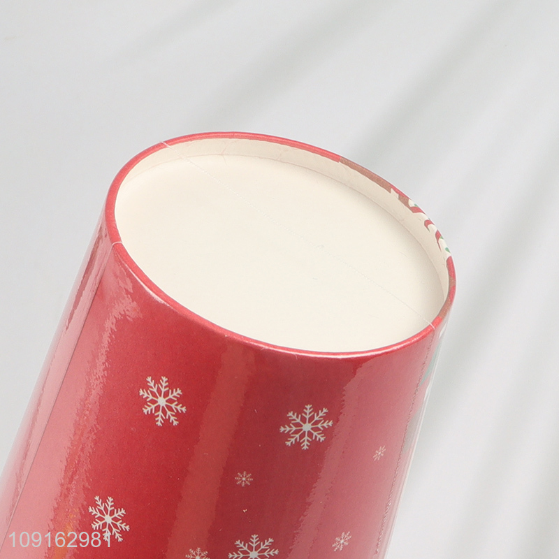 Hot Selling 10 Pieces 9 oz Diposable Christmas Paper Cups Holiday Paper Cups