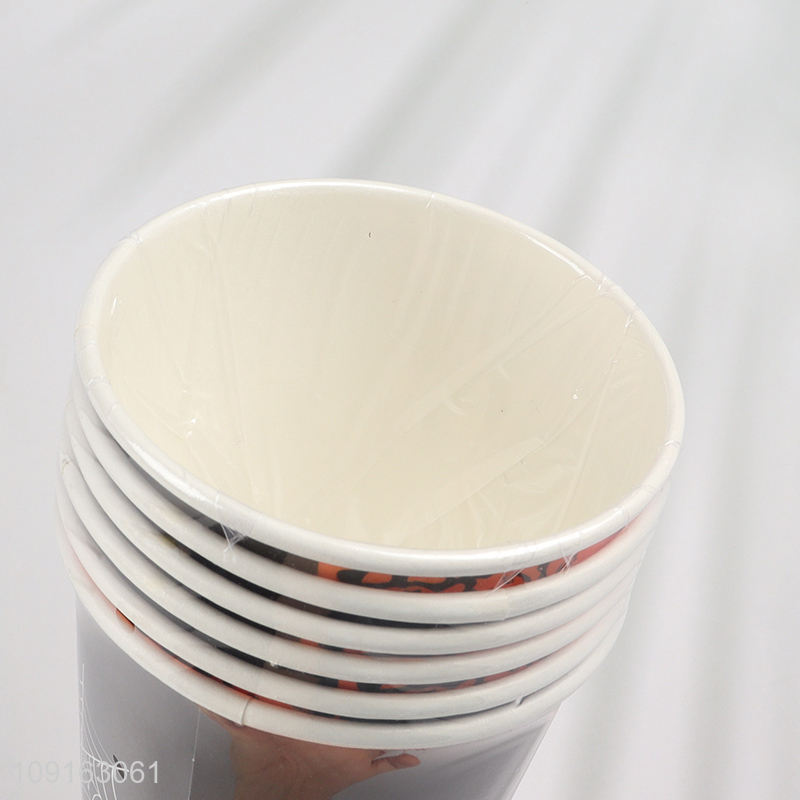 Factory Price 10 Pieces 9 oz Disposable Paper Cups Halloween Party Coffee Cups