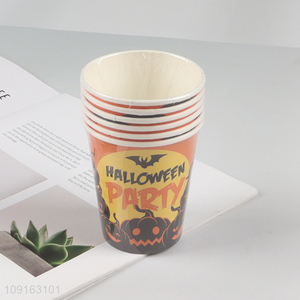 Hot Selling 10 Pieces 9 oz Diposable Halloween Paper Cups Holiday Paper Cups
