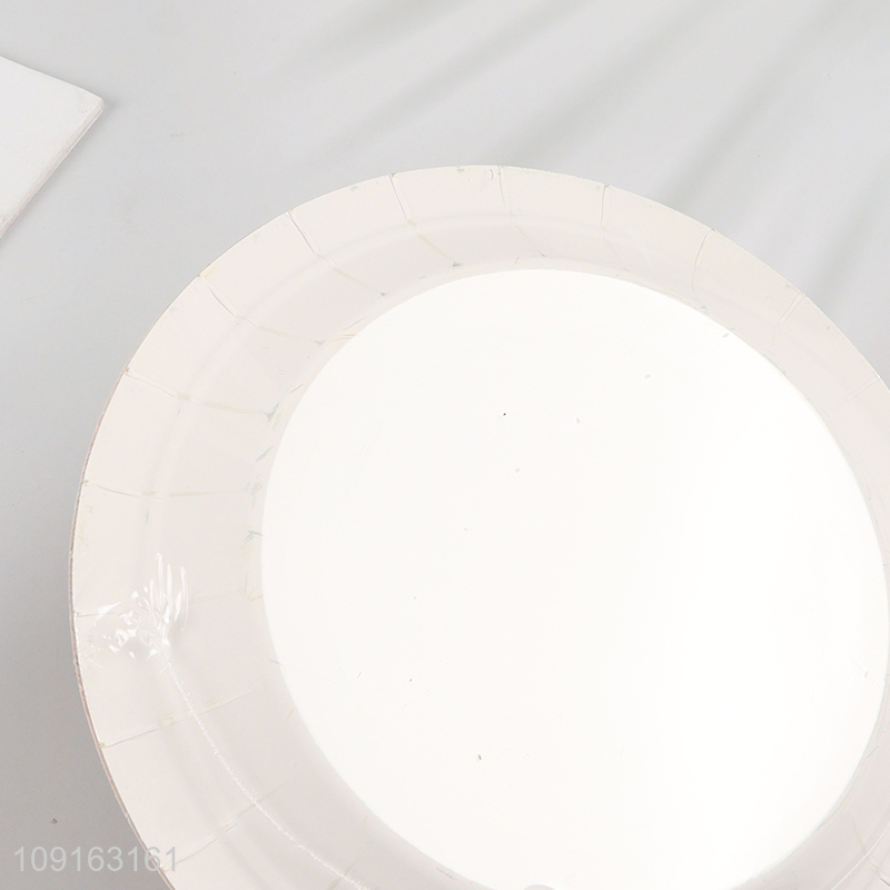 Hot Selling 10 Pieces 7 Inch Halloween Party Plates Paper Cake Appetizers Plates