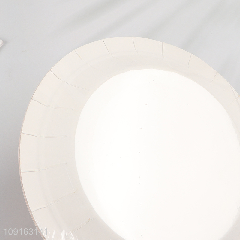 New Arrival 10 Pieces 7 Inch Halloween Party Plates Disposable Paper Dessert Plates