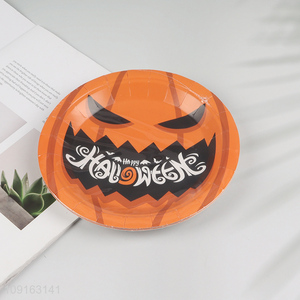 New Arrival 10 Pieces 7 Inch Halloween Party Plates Disposable Paper Dessert Plates
