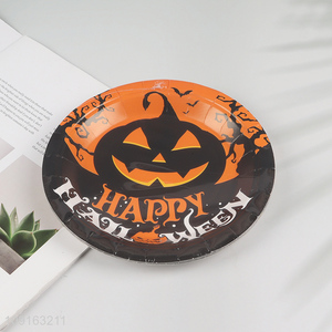 New Product 10 Pieces 7 Inch Disposable Halloween Plates Paper Cake Dessert Plates