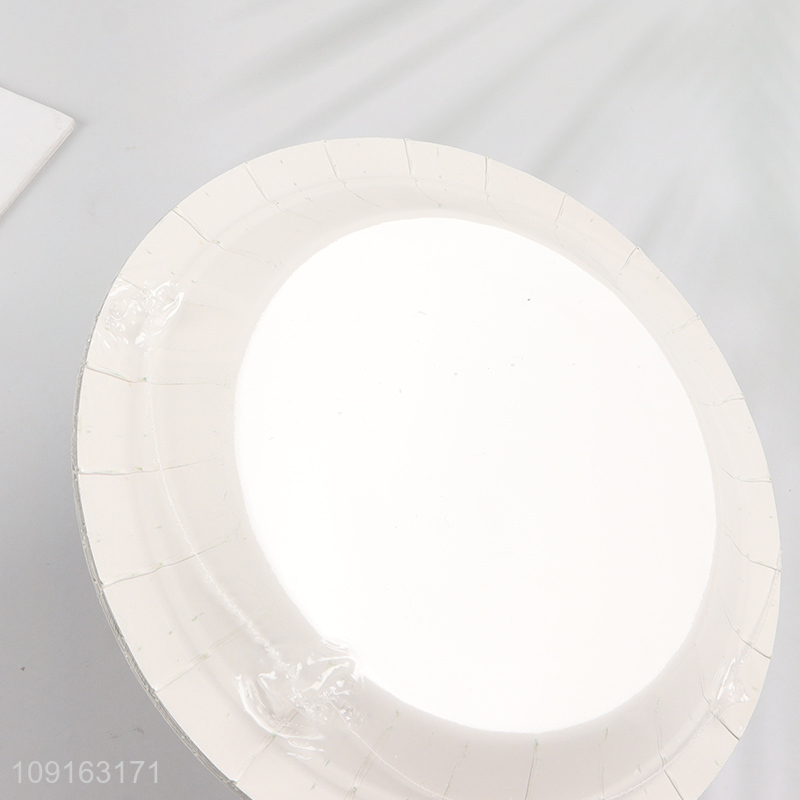 Factory Supply 10 Pieces 7 Inch Halloween Party Paper Plates Disposable Paper Plates