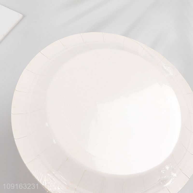 Factory Supply 10 Pieces 7 9 Inch Thanksgiving Fall Paper Plates Disposable Paper Plates