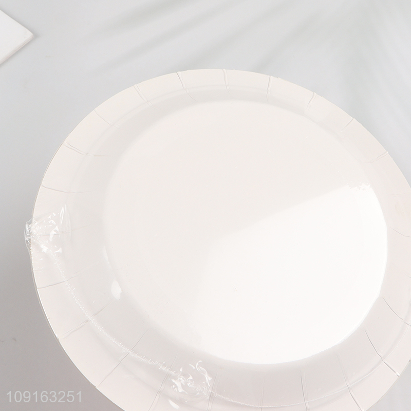 Popular Product 10 Pieces 7 9 Inch Disposable Party Paper Plates for Thanksgiving Fall