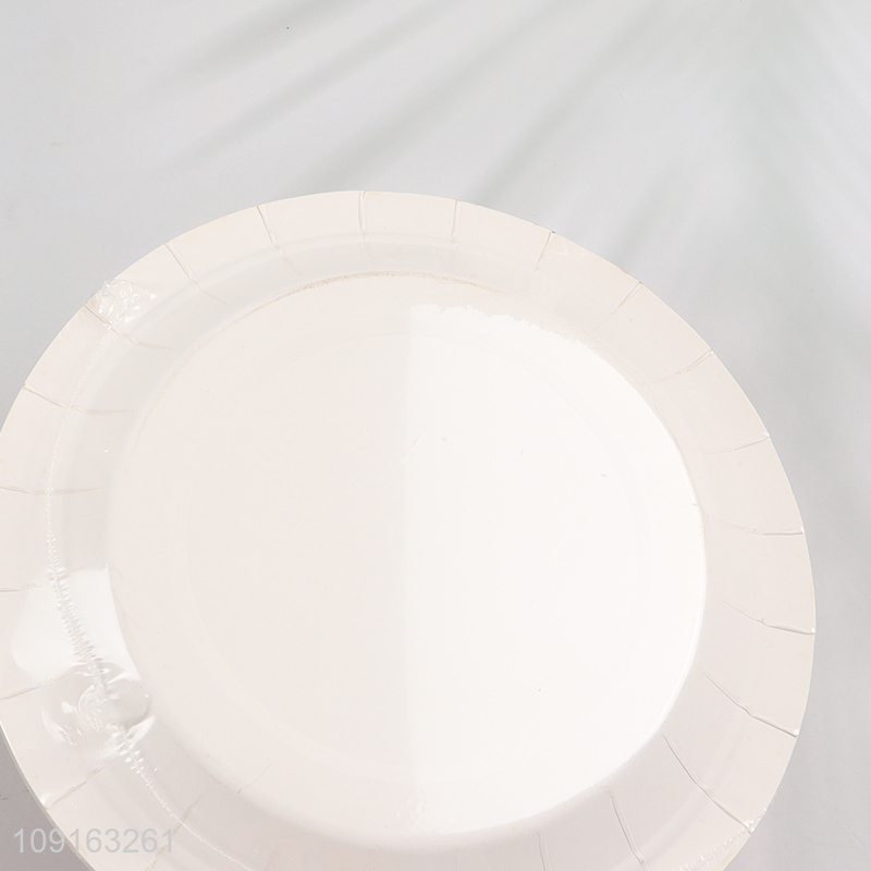 Good Quality 10 Pieces 7 9 Inch Disposable Thanksgiving Fall Plates Paper Cake Plates