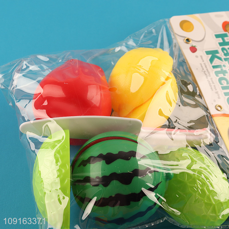 Most popular fruit series pretend play set toys kitchen toys for kids