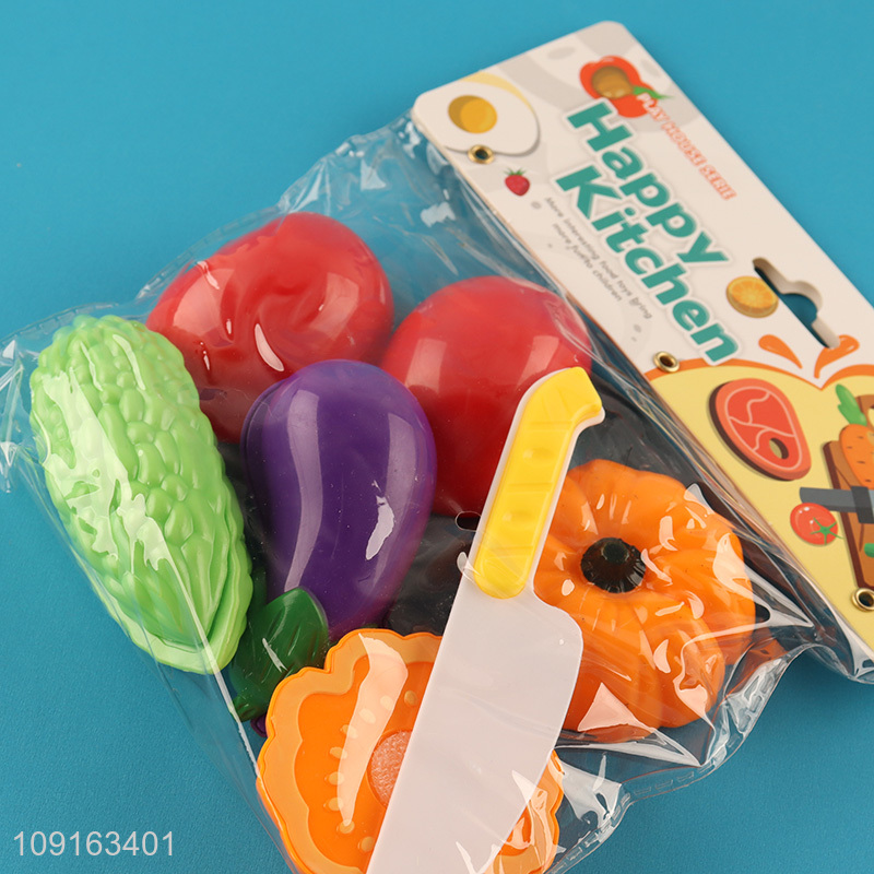 Top selling vegetable series pretend play set toys kitchen toys wholesale