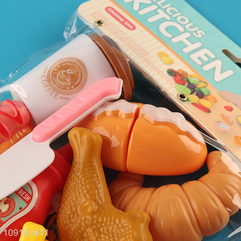 Factory supply hotdog series pretend play set toys kitchen toys