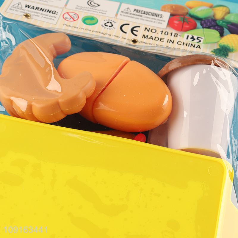 Factory supply hotdog series pretend play set toys kitchen toys