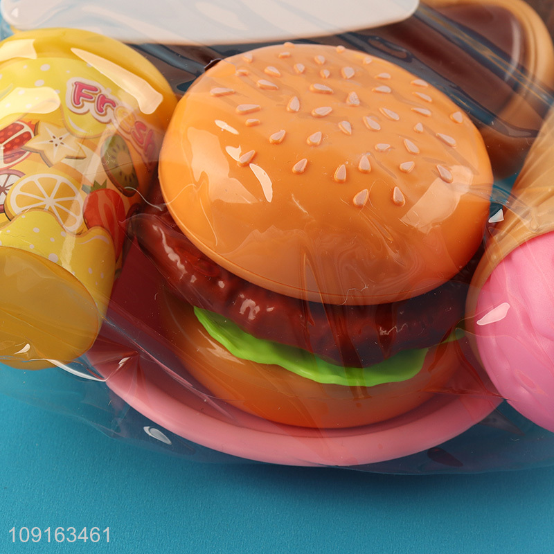China factory children pretend play set toys fast food toys set