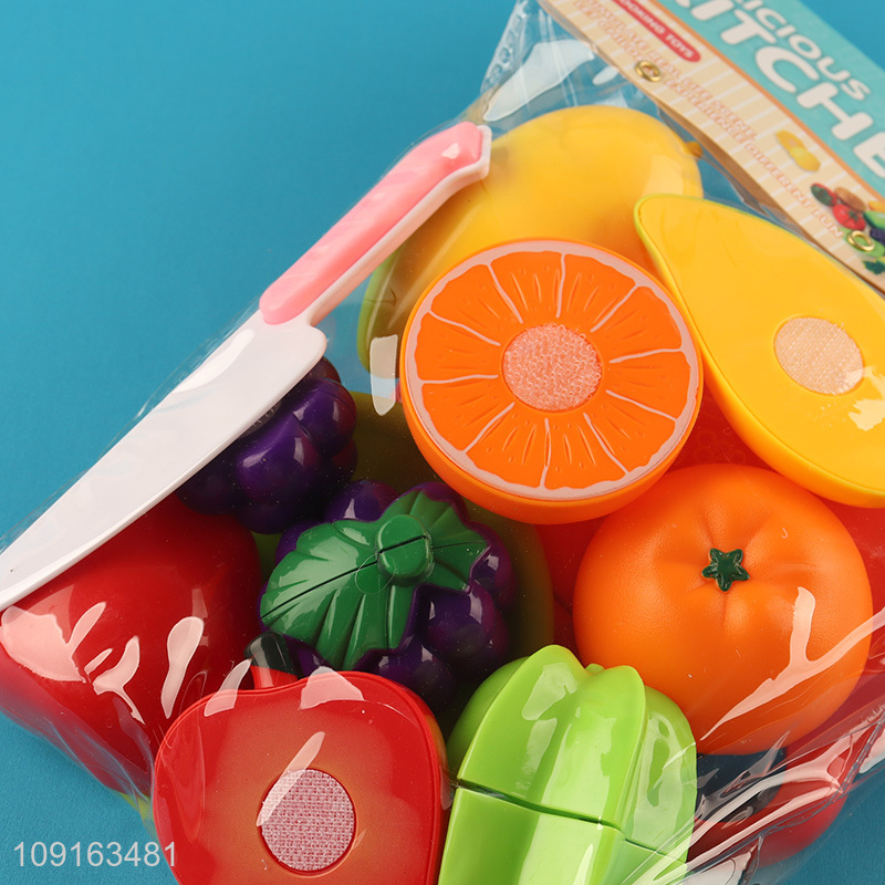 Good selling children creative pretend play set toys fruits toys