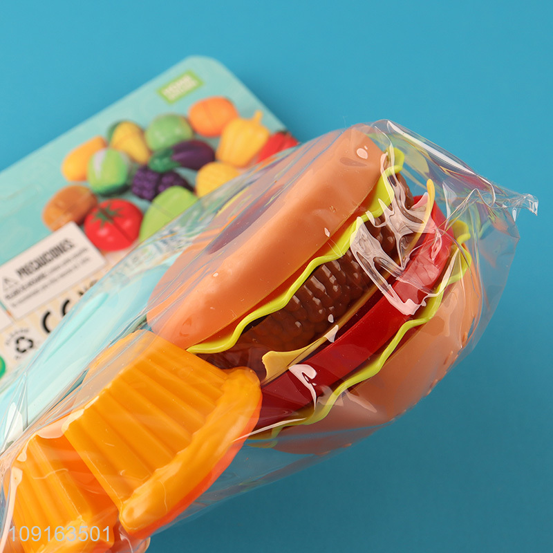 New arrival children pretend play set toys fast food toys for sale