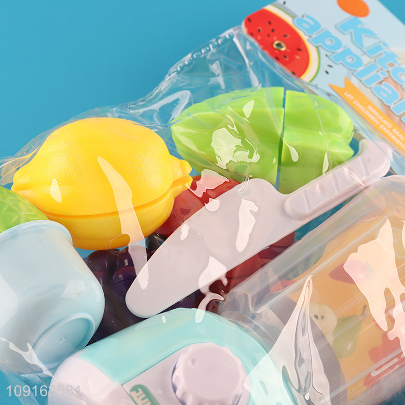 Most popular creative kids kids pretend play set toys fruit juicer toys