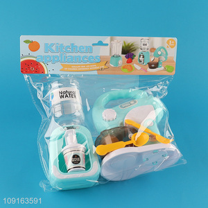Low price children kids pretend play set toys kitchen appliance toys