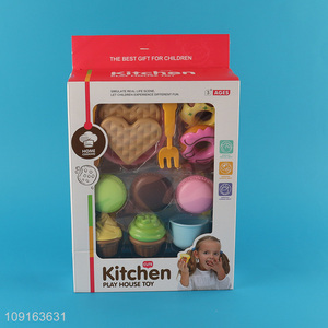 Latest products children pretend play set toys kitchen dessert toys