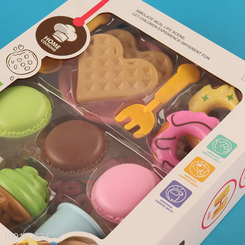 Latest products children pretend play set toys kitchen dessert toys