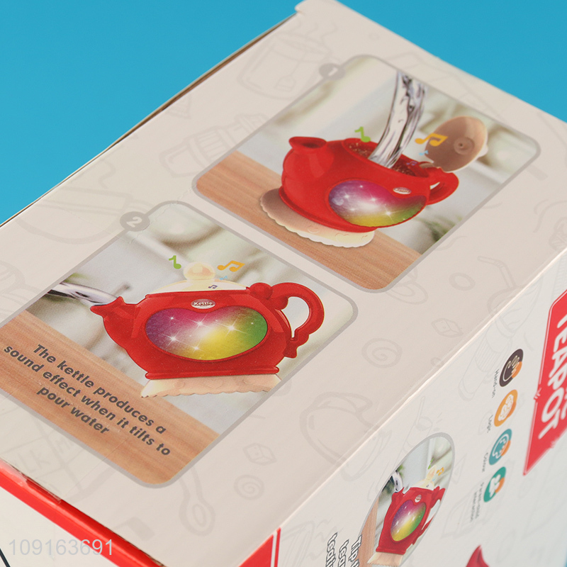 China supplier pretend play set toys electric teapot toys for sale