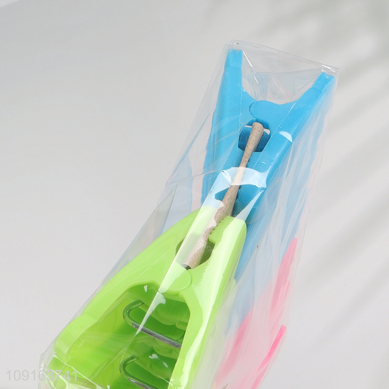 New Arrival 12PCS Colorful Plastic Clothes Pegs Clothing Clips Clothes Pins