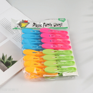 Online Wholesale 16PCS Clothes Pegs Heavy Duty Plastic Clothespins for Hanging