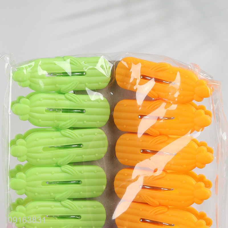 New Arrival 20PCS Colorful Plastic Clothes Pins Heavy Duty Clothes Pegs