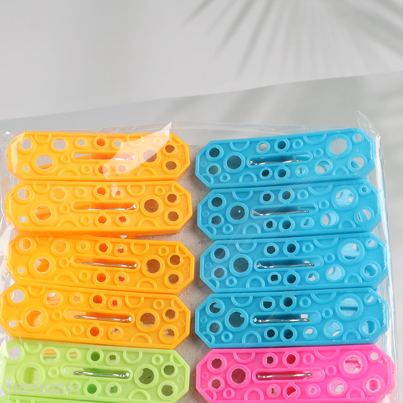 Hot Selling 6PCS Heavy Duty Plastic Clothes Pegs Clothespins for Craft