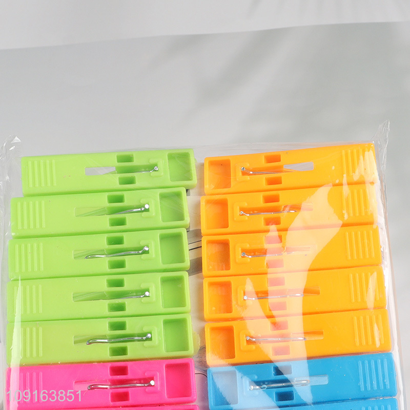 New Product 20PCS Colorful Plastic Clothes Pegs Clothing Clips Clothes Pins