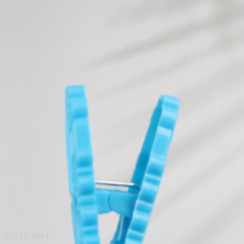 New Product 24PCS Colorful Plastic Clothes Pins Heavy Duty Clothes Pegs