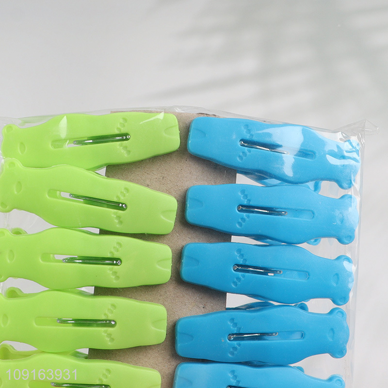 Hot Selling 20PCS Plastic Clothes Pegs Indoor Outdoor Clothes Clips Pins