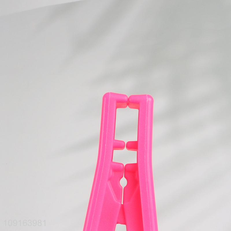 Factory Supply 4PCS Plastic Clothes Pegs Clothes Clips Craft Picture Clips