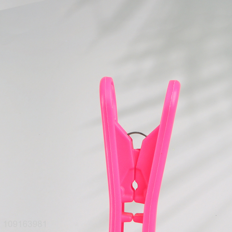 Factory Supply 4PCS Plastic Clothes Pegs Clothes Clips Craft Picture Clips