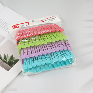 Online Wholesale 48PCS Plastic Clothes Pins Clothes Pegs for Outdoor Hanging