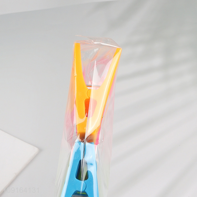 High Quality 12PCS Colorful Plastic Clothes Pegs Non-Slip Washing Line Clips