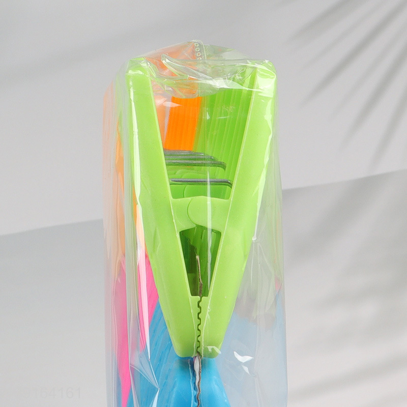 Factory Supply 24PCS Colorful Plastic Clothes Pins Heavy Duty Clothes Pegs