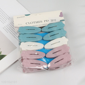 New Arrival 10PCS Plastic Clothes Pins Clothes Pegs for Outdoor Hanging