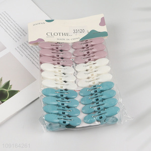 Online Wholesale 20PCS Plastic Clothes Pegs Indoor Outdoor Clothes Clips Pins