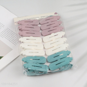 Factory Supply 6PCS Clothes Pegs Heavy Duty Plastic Clothespins for Hanging