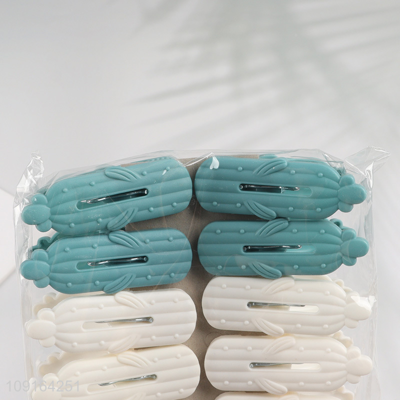 Factory Supply 6PCS Clothes Pegs Heavy Duty Plastic Clothespins for Hanging