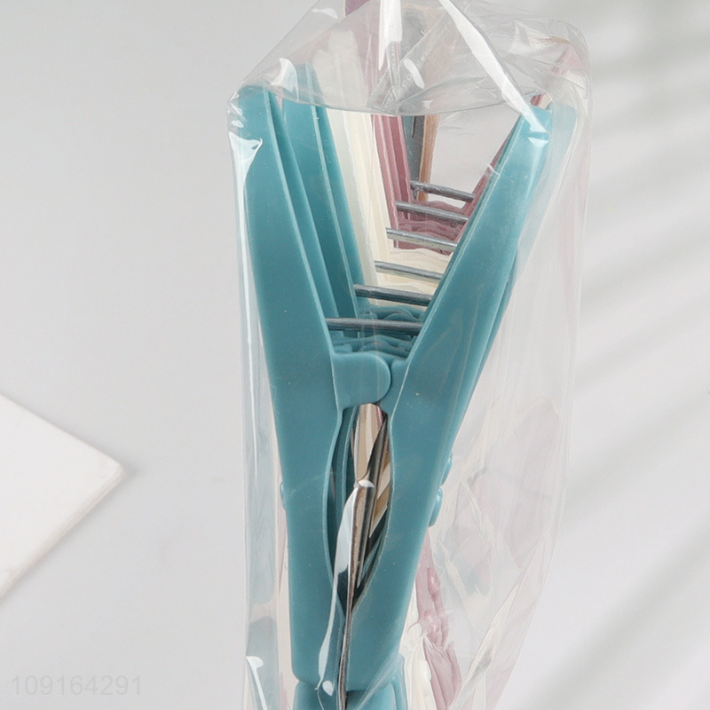 Hot Selling 12PCS Colorful Plastic Clothes Pegs Clothing Clips Clothes Pins