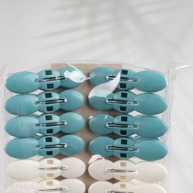 Online Wholesale 20PCS Plastic Clothes Pegs Indoor Outdoor Clothes Clips Pins