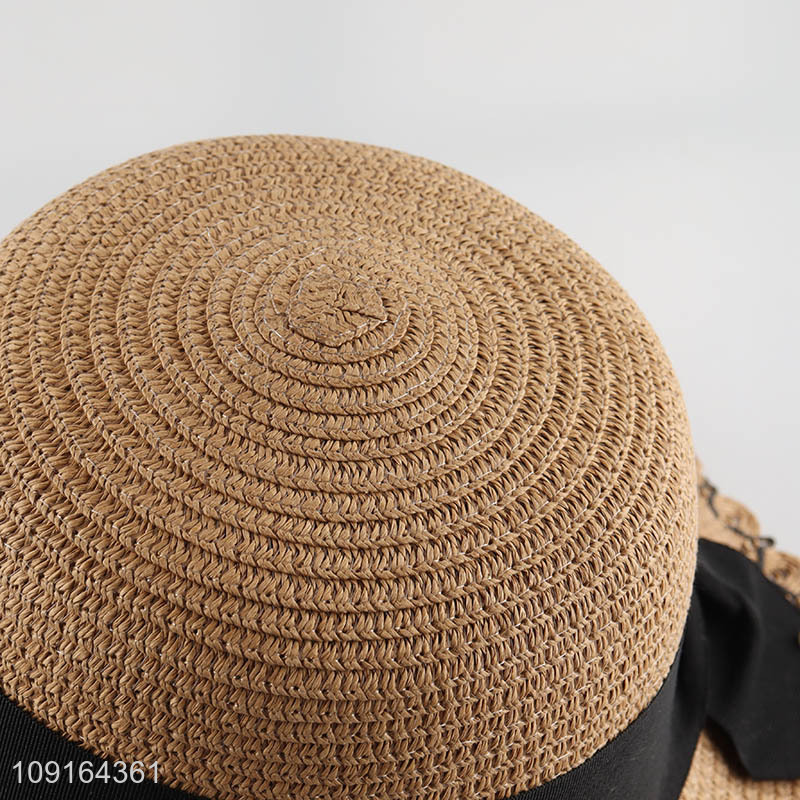Top selling fashion women summer outdoor straw hat sun hat